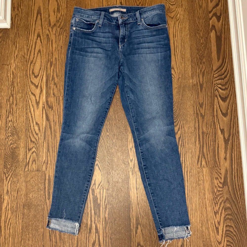 Joe's Jeans Dark Blue Ankle & Cropped